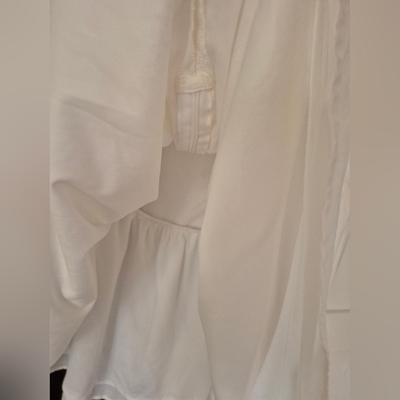 Wild Fable Women/girls White Linen Open Back Mini Dress NWOT - Picture 8 of 8